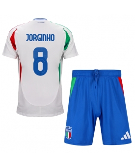 Italia Jorginho Frello #8 Maglia Gara Trasferta Repliche Europei 2024 Bambino